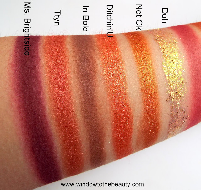 Window to The beauty Colourpop Whatever Palette Review Swatches